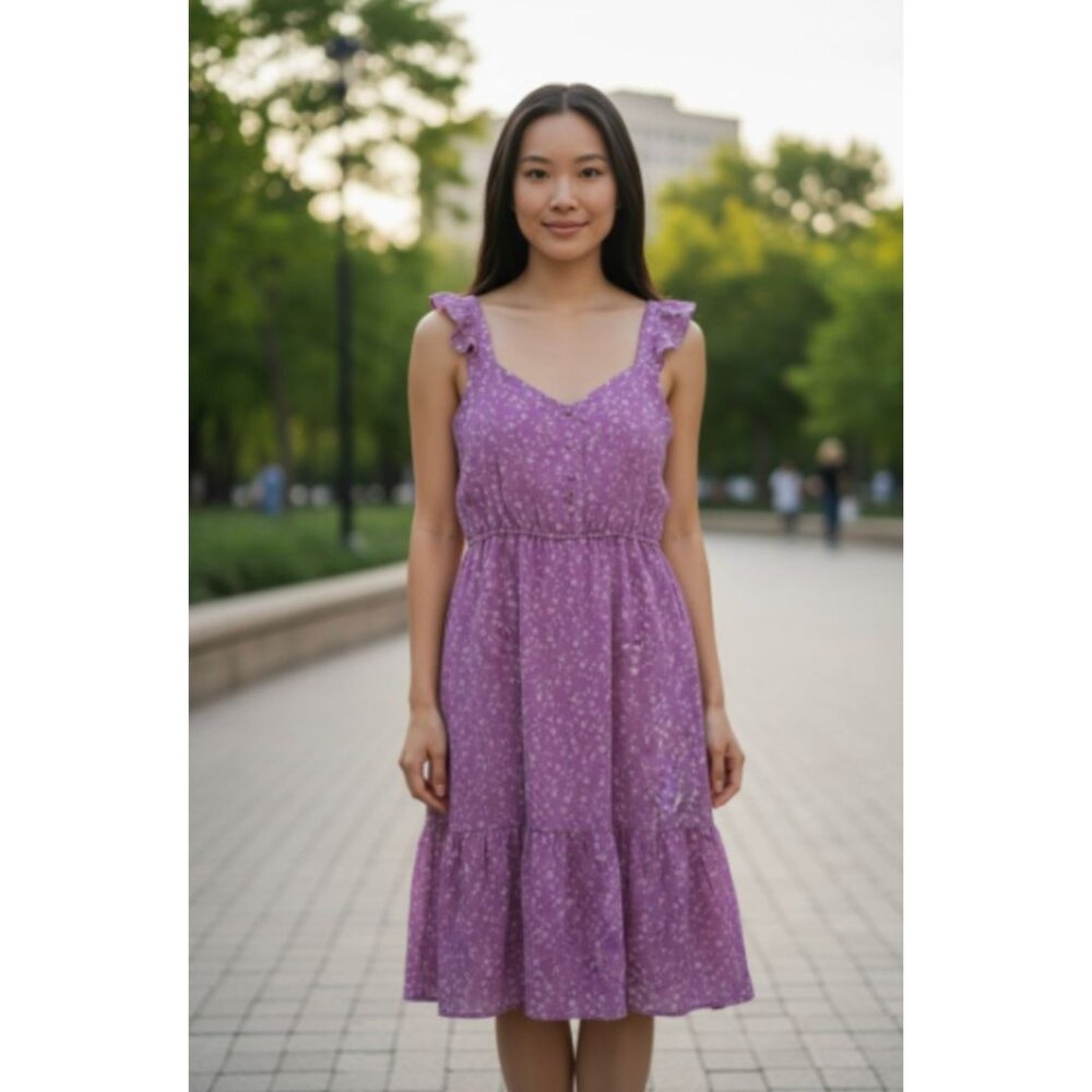 BB DAKOTA Steve Madden Women's Purple Dress MEDIUM